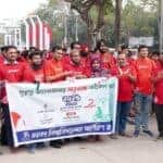 Dhaka University Cycling Club organized a bicycle rally to commemorate Language Martyrs' Day