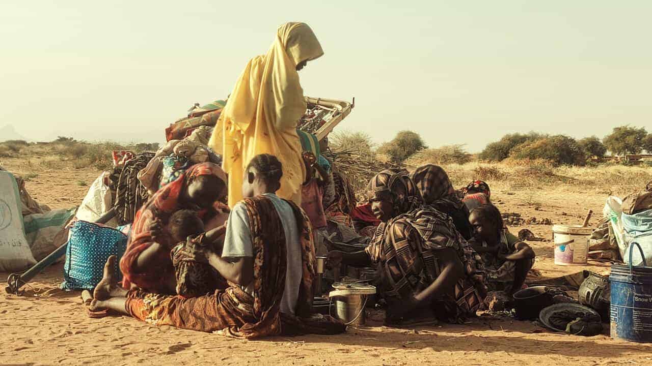 famine in sudan
