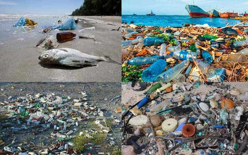 plastic is one of the causes of river pollution