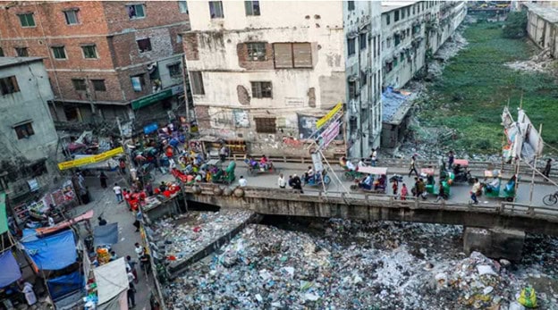 Work has begun on the project to restore the Shubhadhya Canal