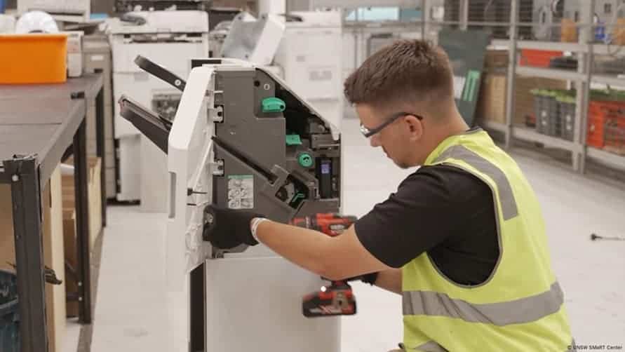 With a little creativity, even the most difficult-to-recycle waste, like electronics, can be turned into high-value materials. Image credit: UNSW SMaRT Centre