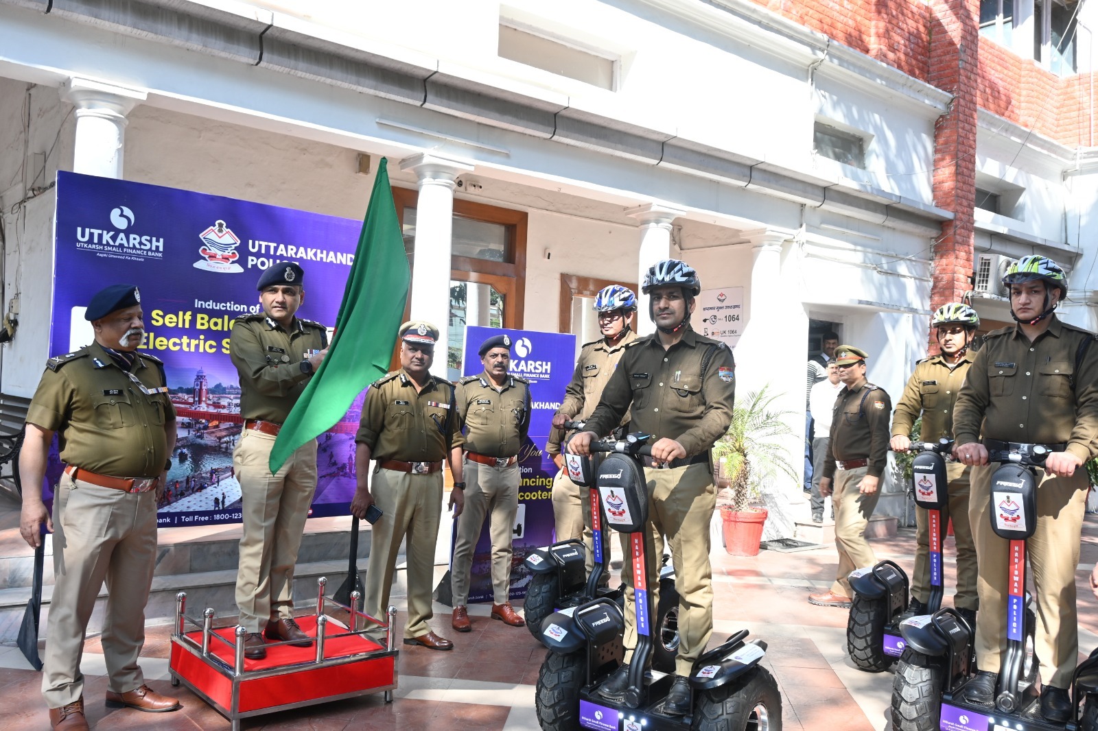 Uttarakhand police embrace smart policing with selfbalancing electric