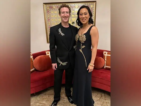 Mark Zuckerberg, Wife Priscilla Chan Twin In Black As They Attend Anant 