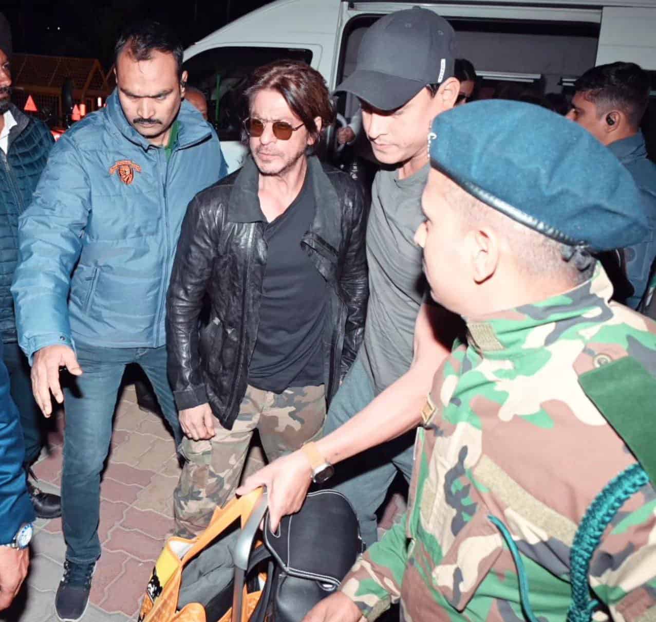 SRK, Family Jets Off From Jamnagar Post Ambani Bash