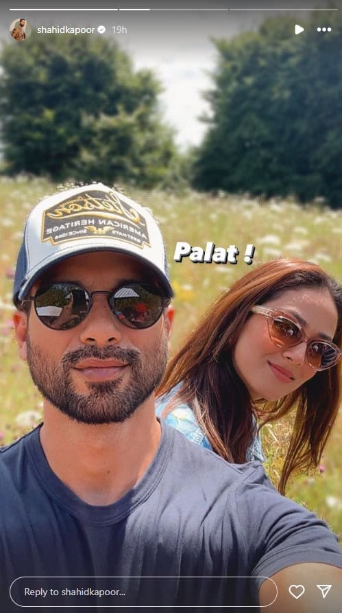 Shahid Kapoor, wife Mira drop pics from their family vacation