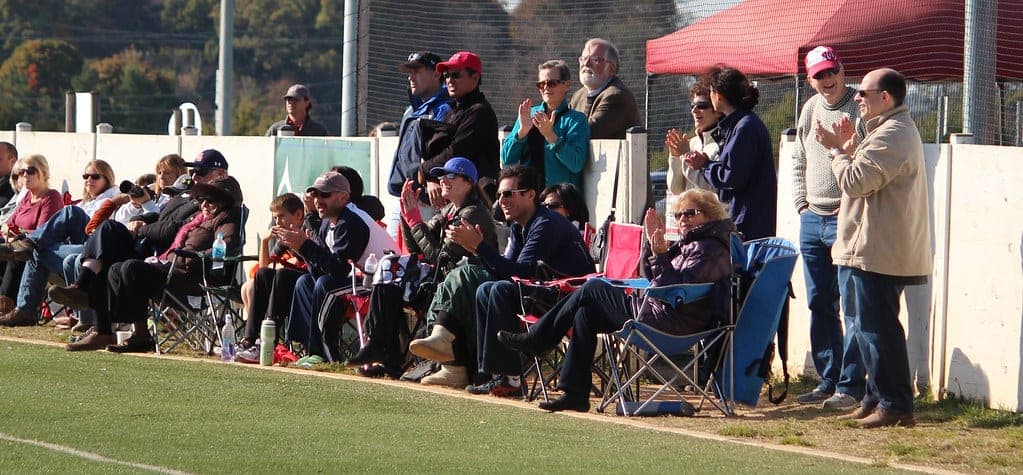 Parents Watching the Game