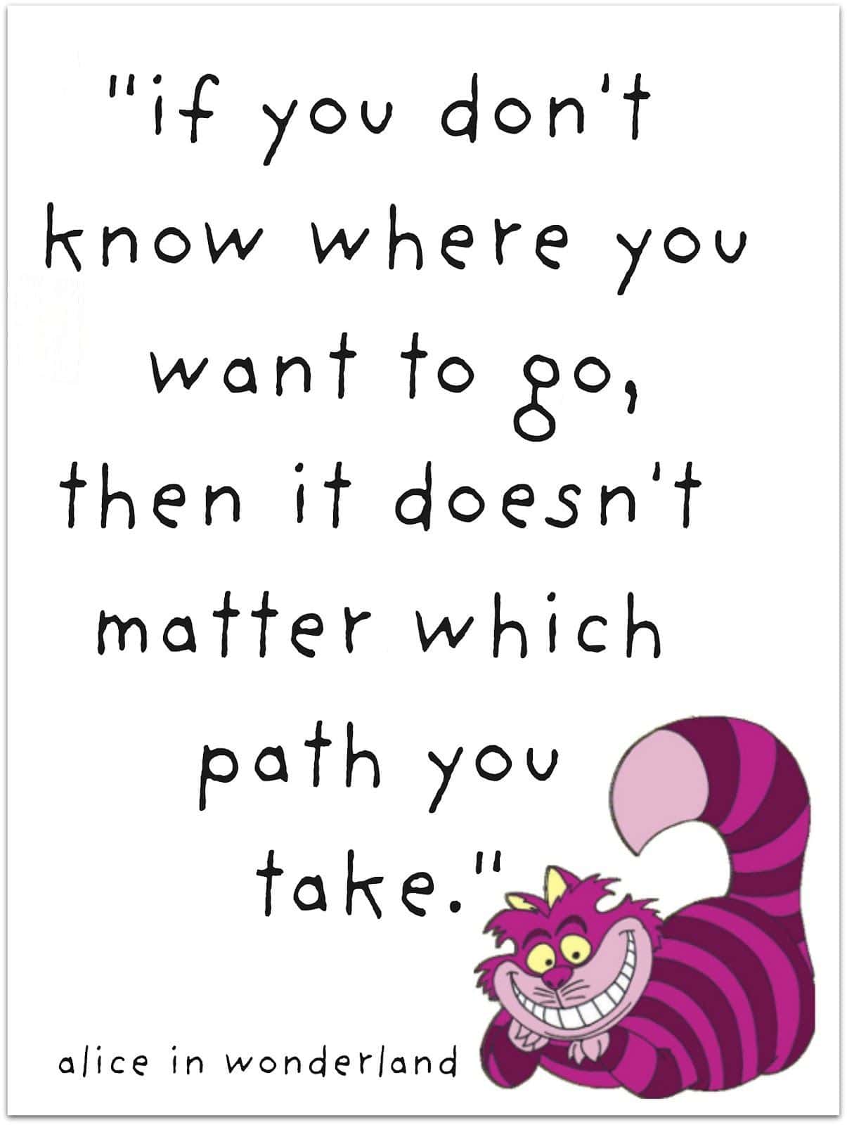 Cheshire Cat quote