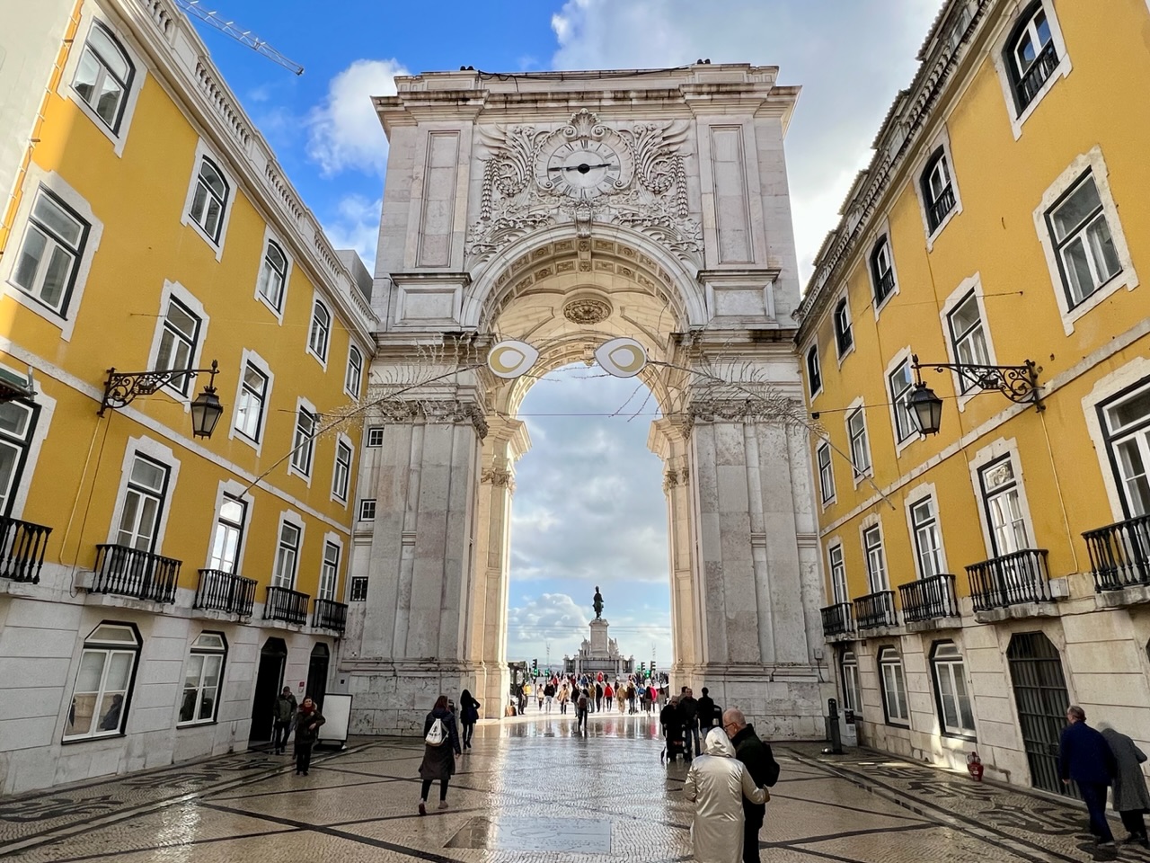 Arco da Rua Augusta in Lisbon Porgtugal