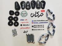لوازم طلق بادگیر نقره ای (4عددی)