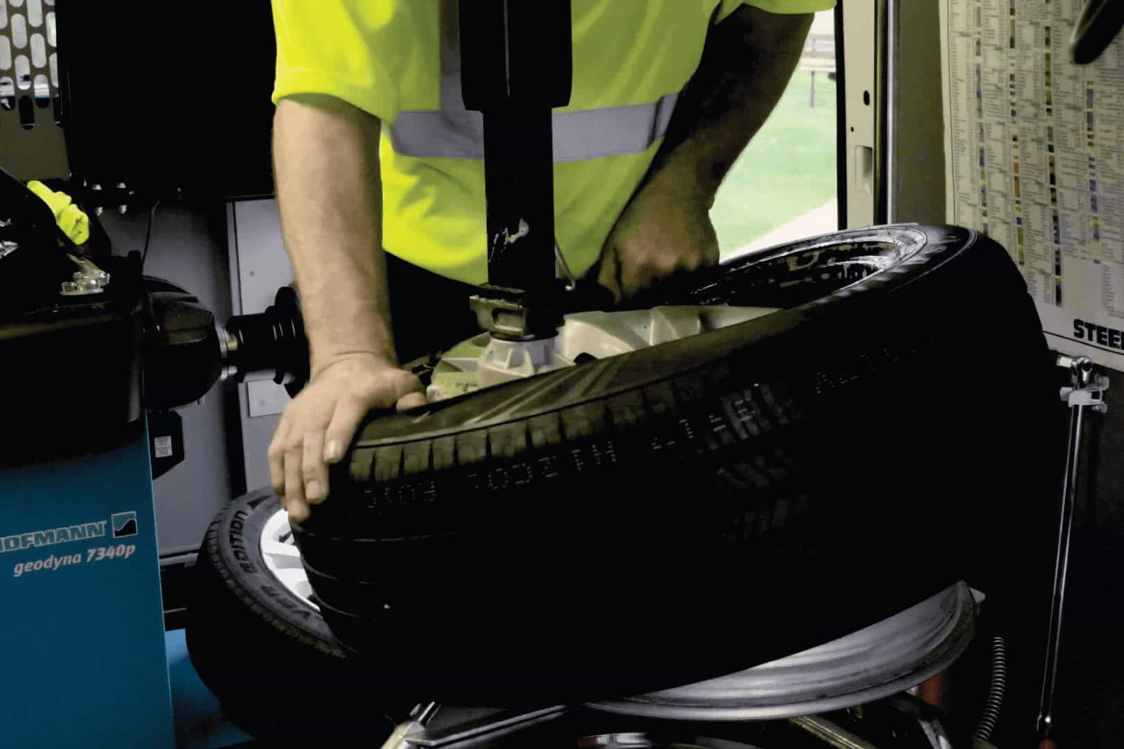 putting tire on img