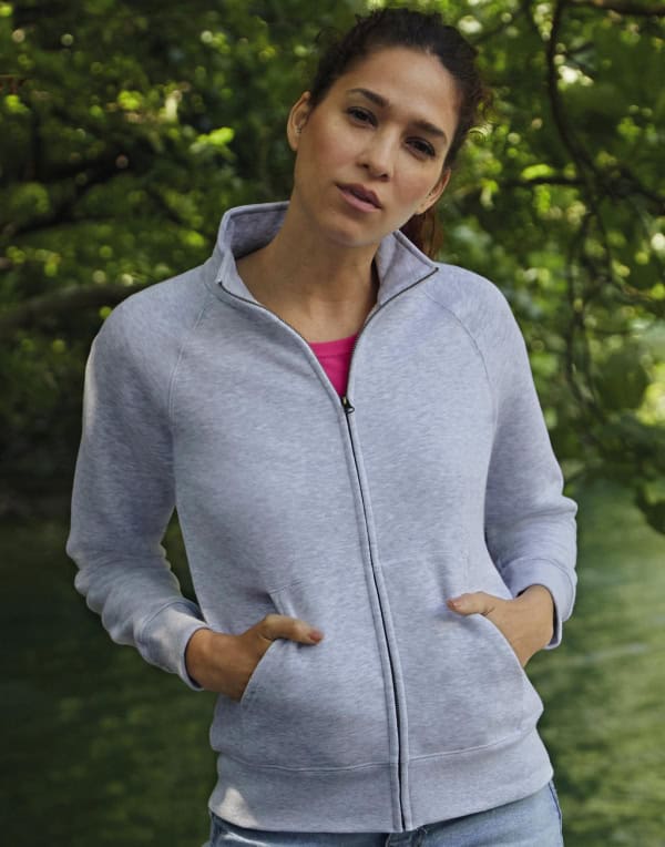 Fruit of the Loom Ladies Premium Sweat Jacket