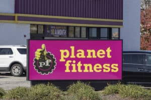 Planet fitness sign