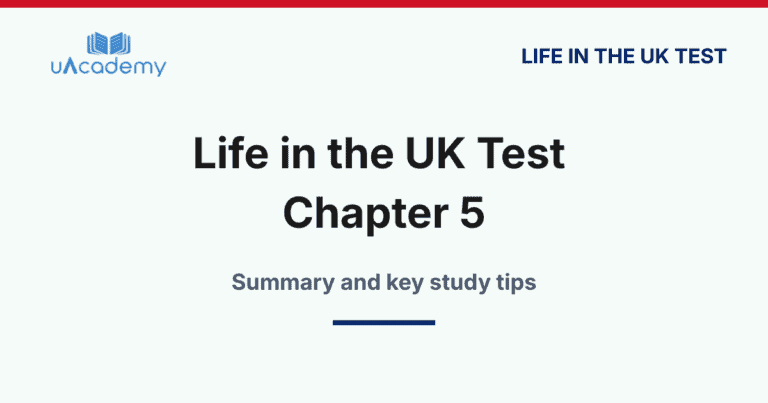 Life In The Uk Test Chapter 5: The Uk Government, The Law And Your Role