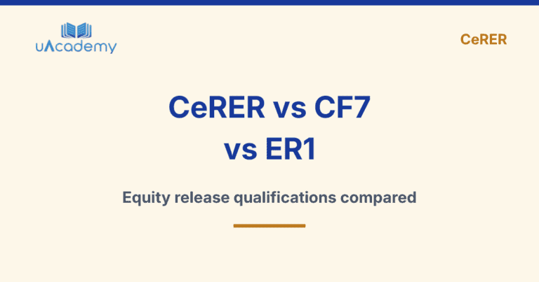 Equity Release Qualifications Compared: Cerer, Er1 And What Happened To Cf7