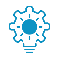 A lightbulb with gears symbolizing strategic growth