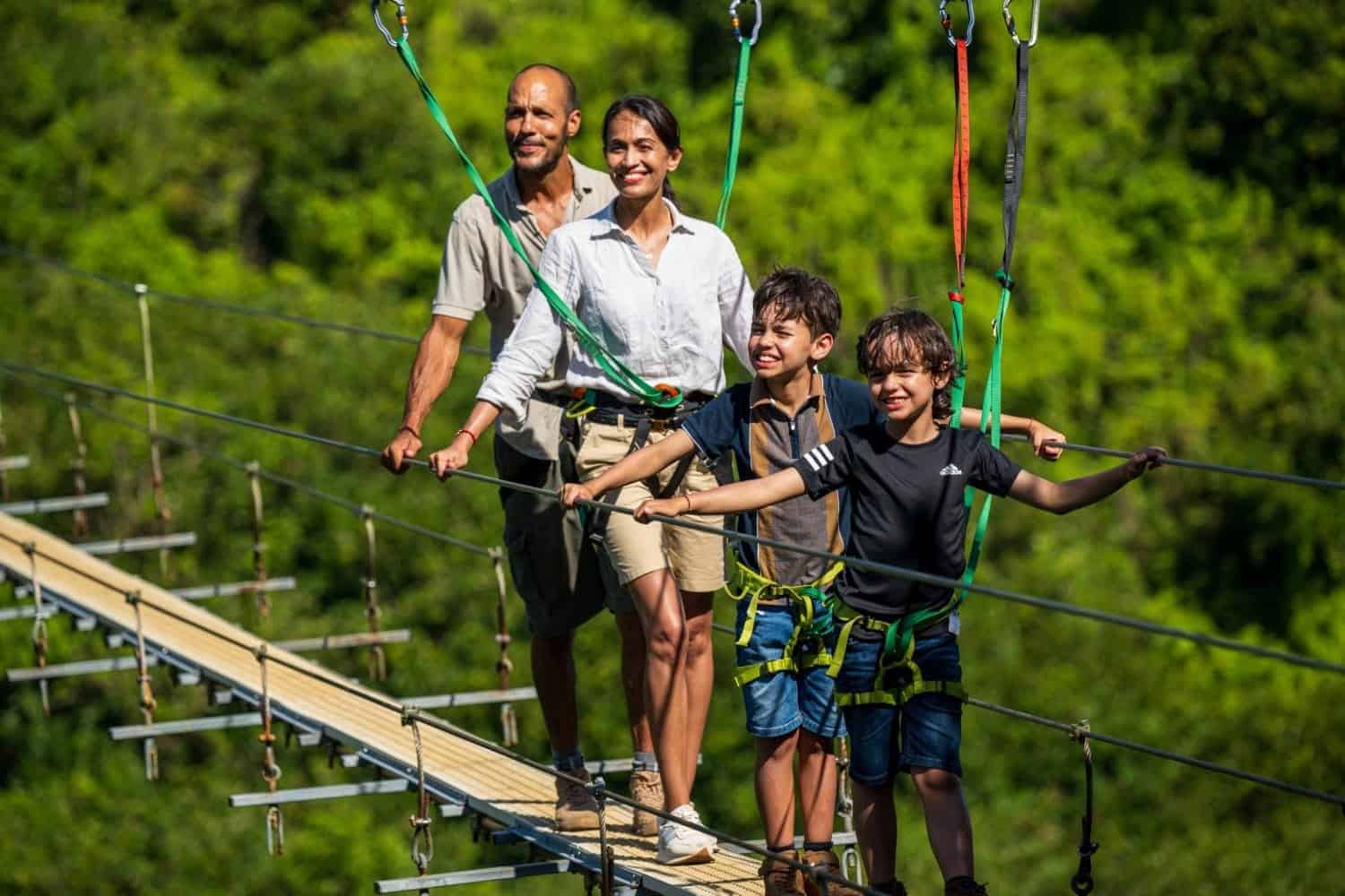 kids activities at Kids Park, fun activities, Mauritius, nature activities, family activities, family activity holiday, family activities in Mauritius, kids activities, activities for kids. nepalese bridge in mauritius, adventures in Mauritius for families