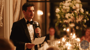 Read more about the article Handling Nervousness: Wedding Speech Etiquette for Anxious Speakers