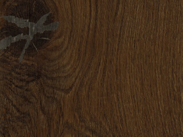 Parkett Oakland new - Landhausdiele - Carlson Oak - Darkbrown astig, gebürstet, dunkel geräuchert, geölt, EI57