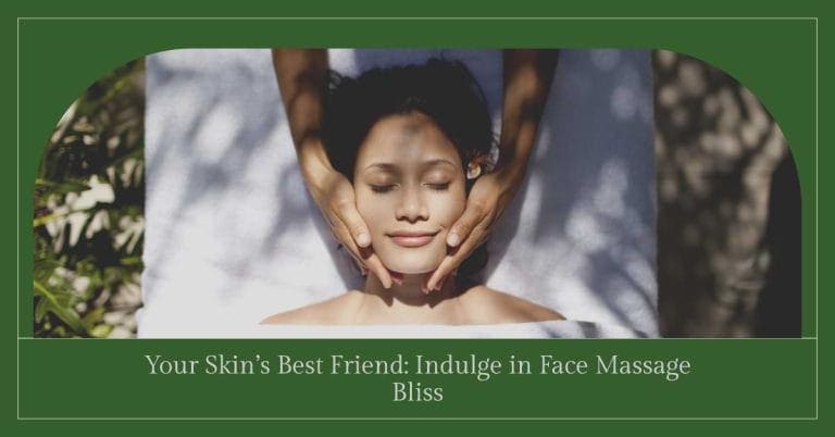 Facial massage banner