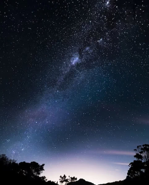 night sky image depicting time when solar batteries are needed