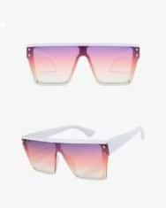 Star Pattern Big Square Frame Sunglasses - Image 5