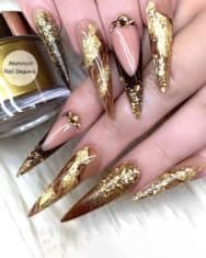 9Boxes/Set Nail Art Decoration Random Gold Foil