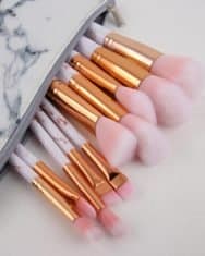 10PCS Marble Handle Makeup Brush Set - Image 5