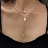 Cross Angle Decor Layered Necklace
