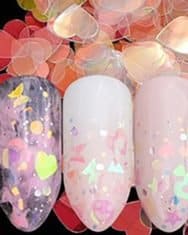 1Box Heart Butterfly Shpaed Sequin Nail Art Decoration - Image 3