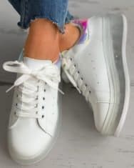 Laser Lace-up Casual Sneakers - Image 3