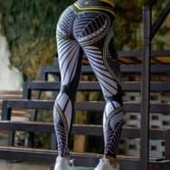 Colorblock High Waist Seamless Scrunch Butt Leggings Tummy Control Yoga Pants