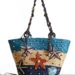 Star Embroidered Bohemian Tote Bag