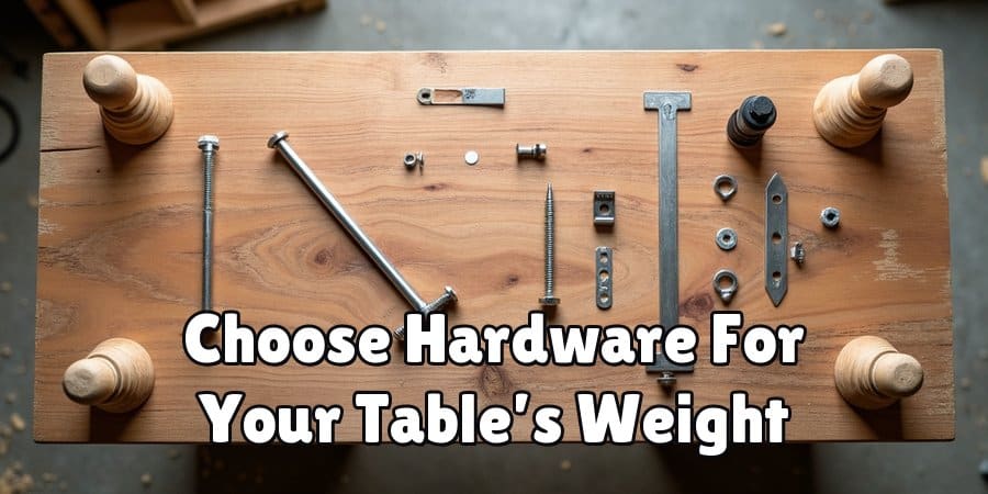 Choose Hardware For Your Table’s Weight