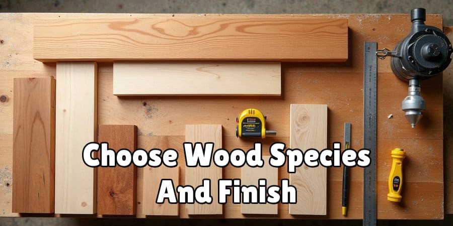 Choose Wood Species And Finish