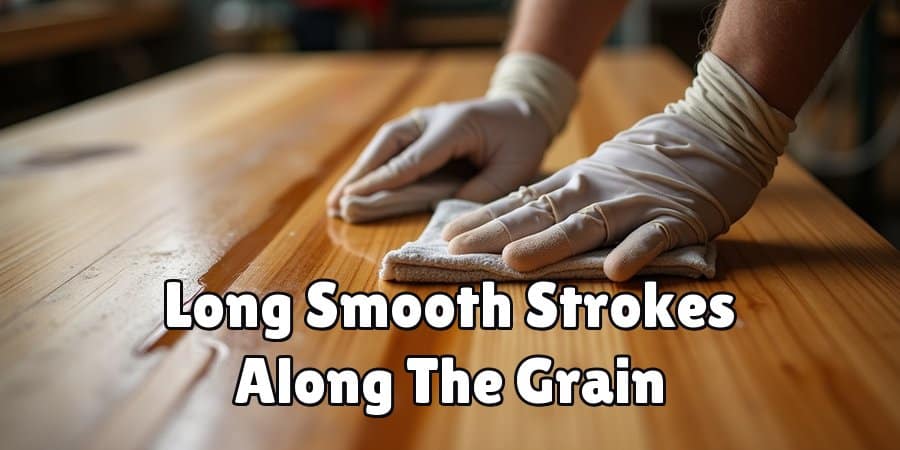 Long Smooth Strokes Along The Grain