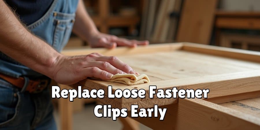 Replace Loose Fastener Clips Early