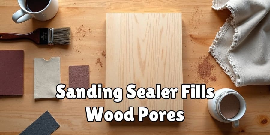 Sanding Sealer Fills Wood Pores