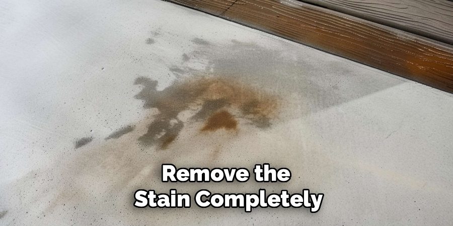 How to Remove Wood Stain From Concrete | 8 Easy Steps