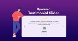 Dynamic Testimonial Slider Elementor