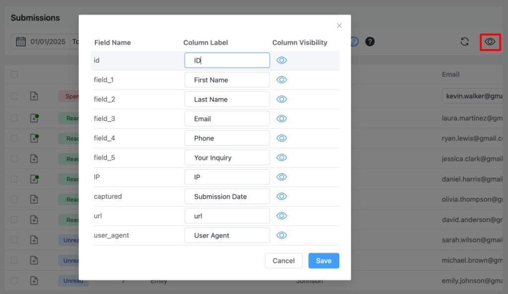 Form Vibes: Edit Form Fields