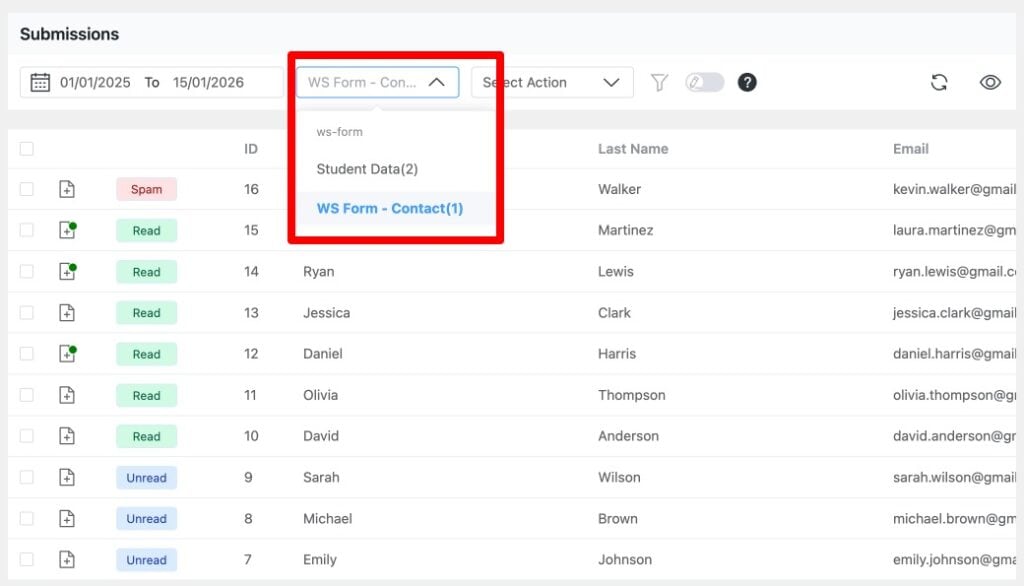 Form Vibes: Choose the Form to Display Data