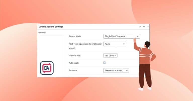 create Single Post template Elementor