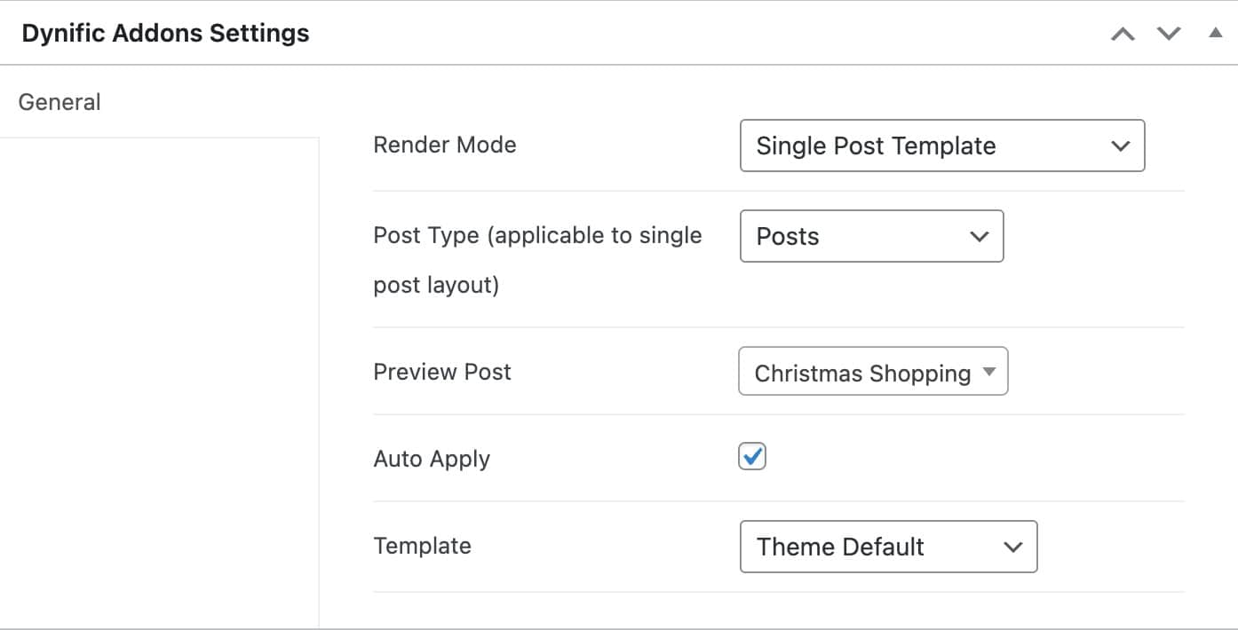 Global Single Post Template