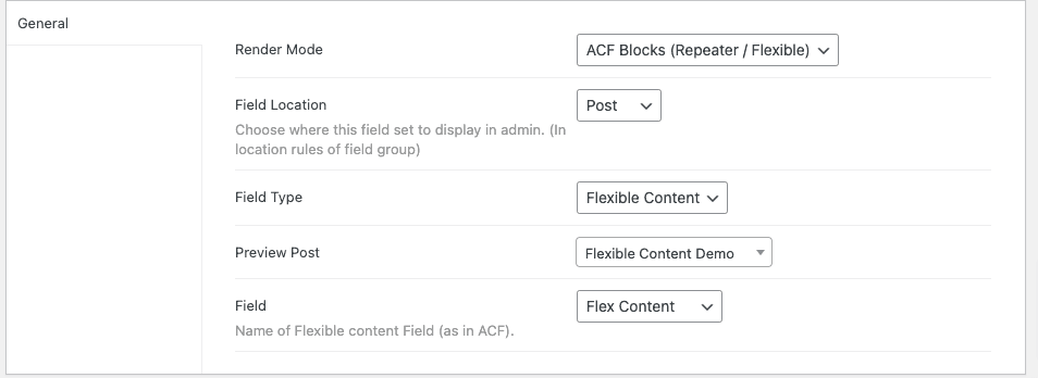 ACF Flexible Content Elementor 7