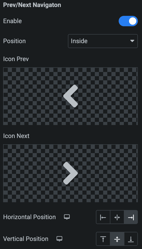 Team Member: Previous/Next Navigation Settings