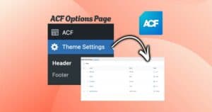 Advanced Custom Fields Options Page