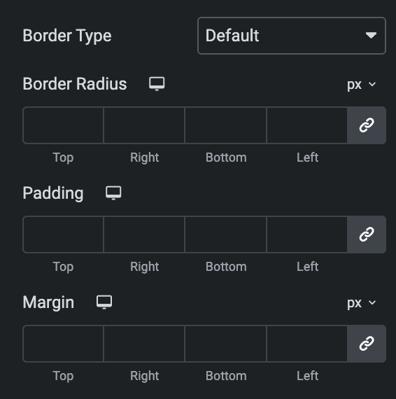Advanced List: List Item Settings
