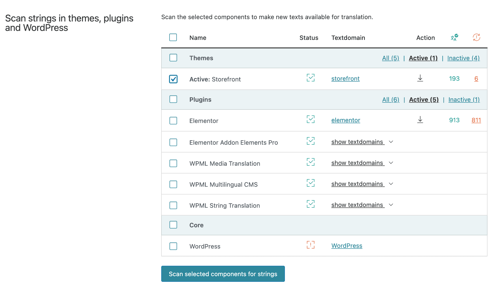 WPML: Choose Plugin/Theme to Translate