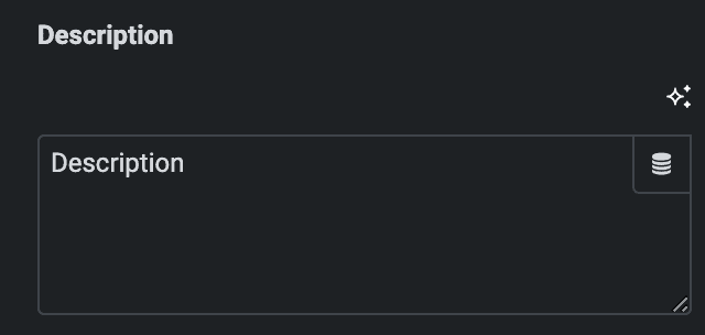 Circular Progress: Description Settings