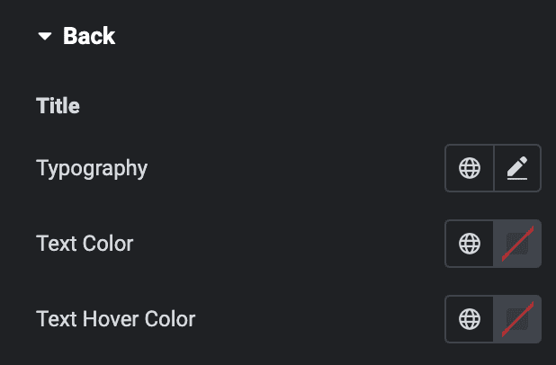 Coupon Code: Back Slide Title Style Settings